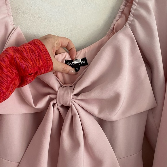 Theater Bow Jumpsuit by sister Jane in pink - Picture 4 of 4